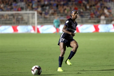 Crystal Dunn poster with hanger