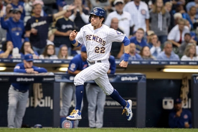 Christian Yelich canvas poster