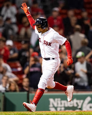 Mookie Betts poster with hanger