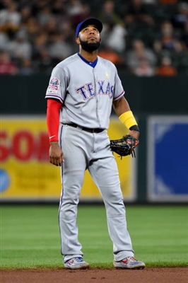 Elvis Andrus poster with hanger