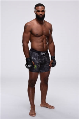 Tyron Woodley poster with hanger