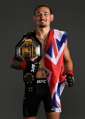 Max Holloway poster with hanger