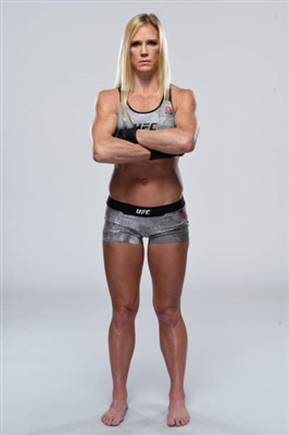 Holly Holm poster with hanger