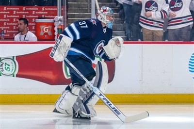 Connor Hellebuyck mouse pad