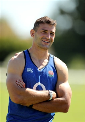 Jonny May poster with hanger