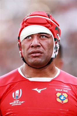 Siale Piutau poster with hanger