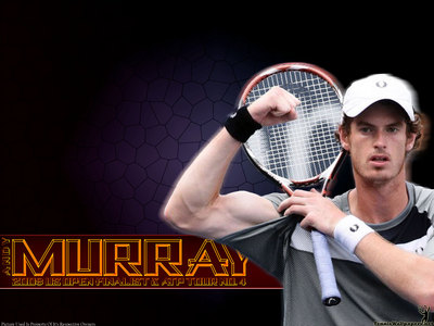 Andy Murray poster with hanger