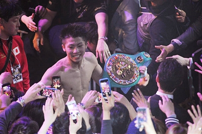 Naoya Inoue poster with hanger