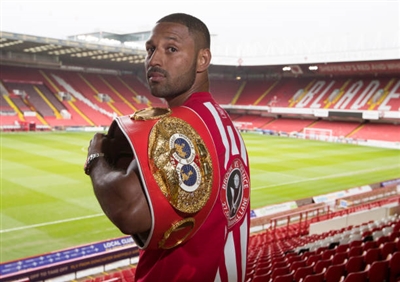 Kell Brook poster with hanger