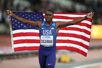 Christian Coleman Mouse Pad 10290111